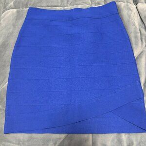 Electric Blue  mini bandage skirt